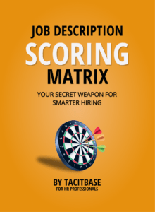 Ebook: Job description scoring matrix